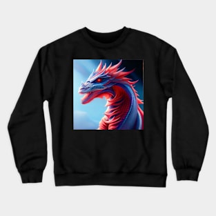 Crystal Dragons Series #36: Rose Garnet Crewneck Sweatshirt